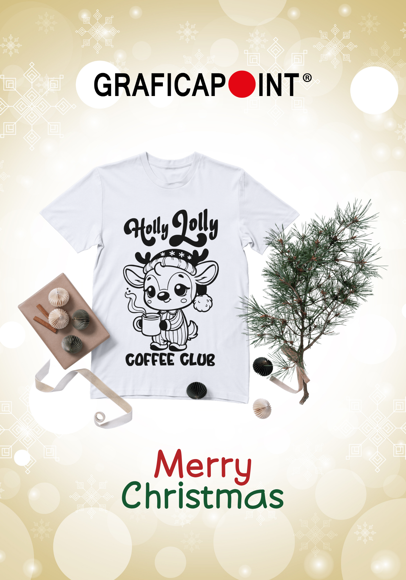 T-Shirt comiche natale