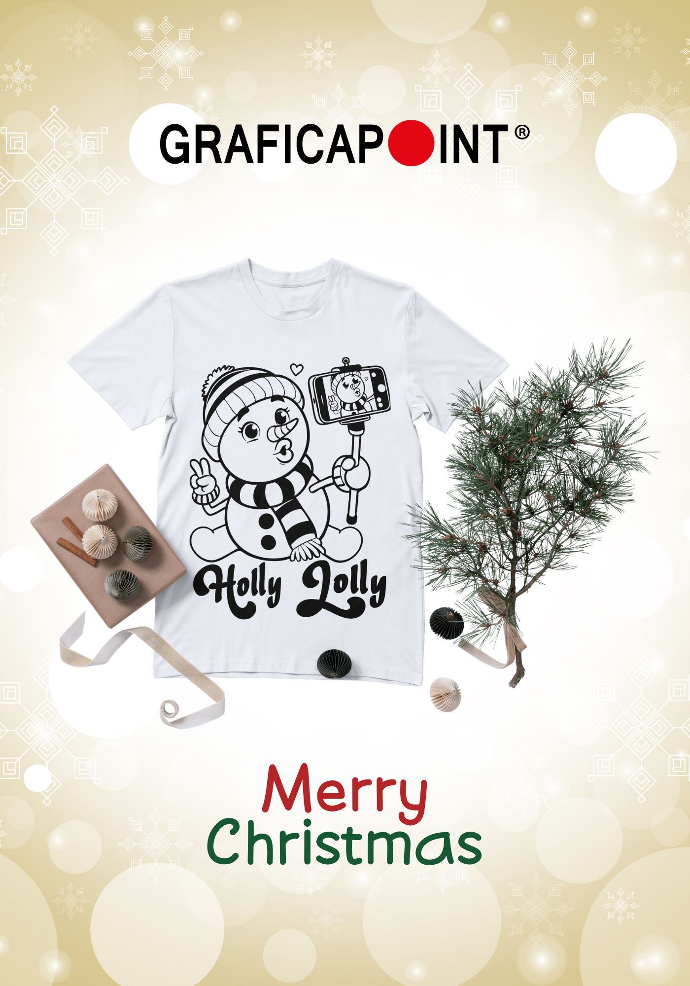 T-Shirt comiche natale