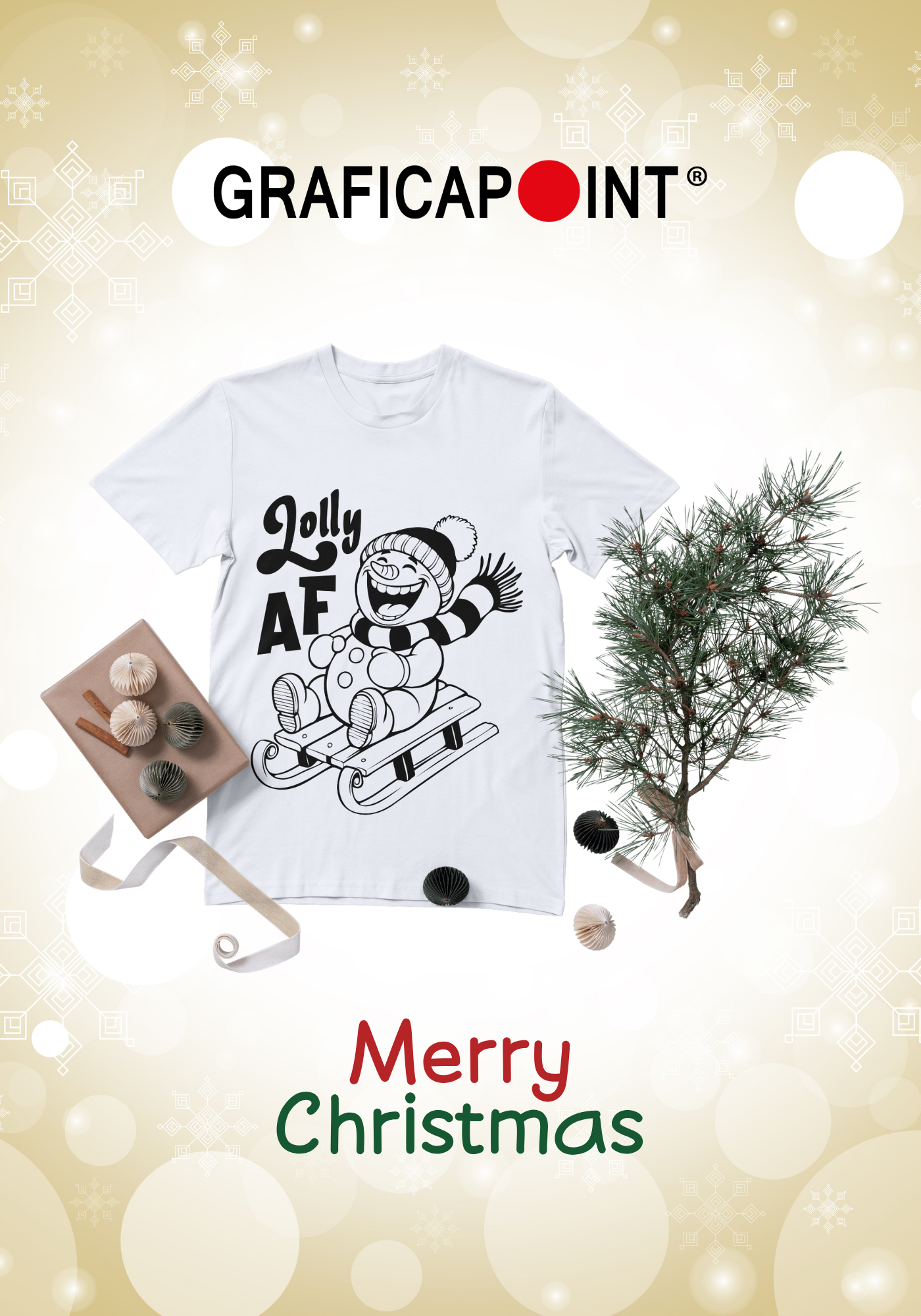 T-Shirt comiche natale
