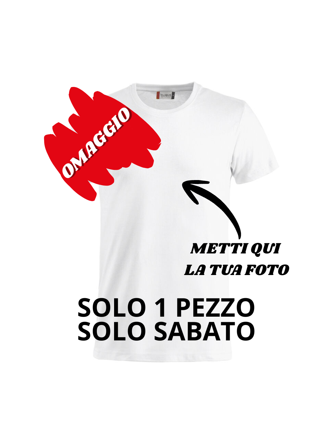 T-SHIRT OMAGGIO SABATO